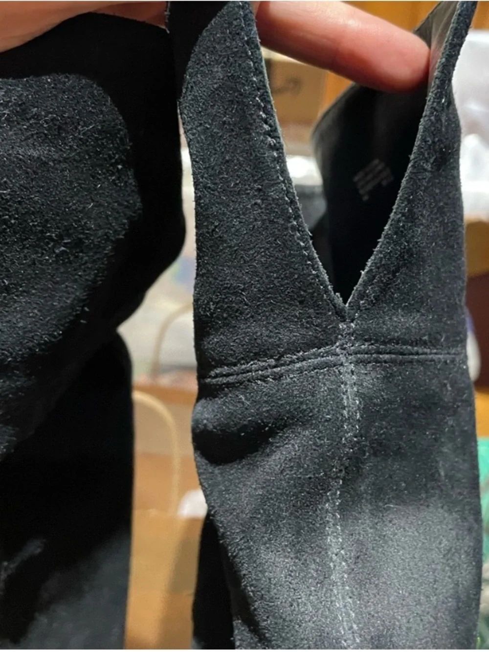 🛍️Michael Kors Black Suede Over-the-Knee Boots Like New Size 8 - Picture 4 of 10